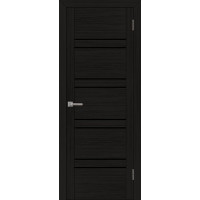 Дверь межкомнатная UniLine 30026 Шоко велюр Остекленная